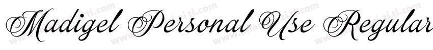 Madigel Personal Use Regular字体转换